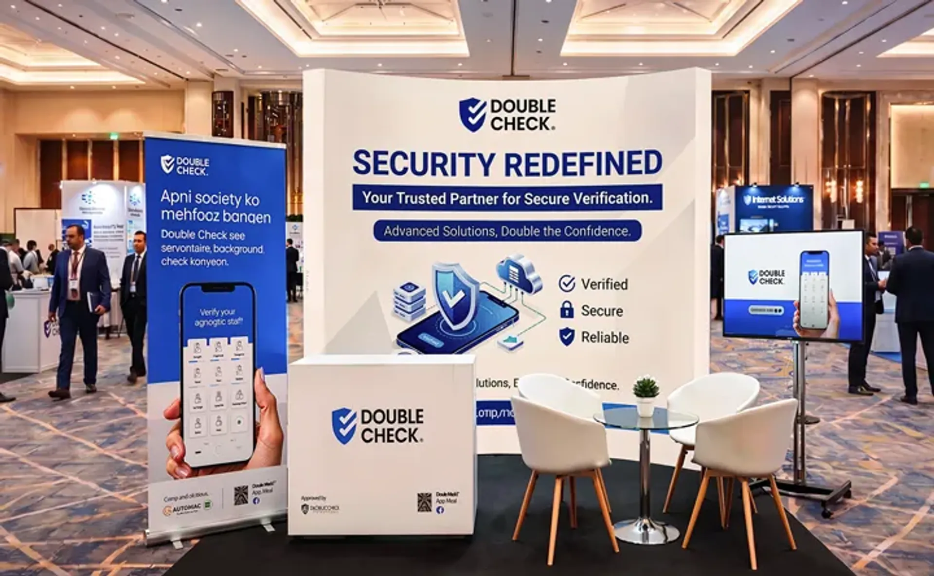 8FT Curved Pop Up Display