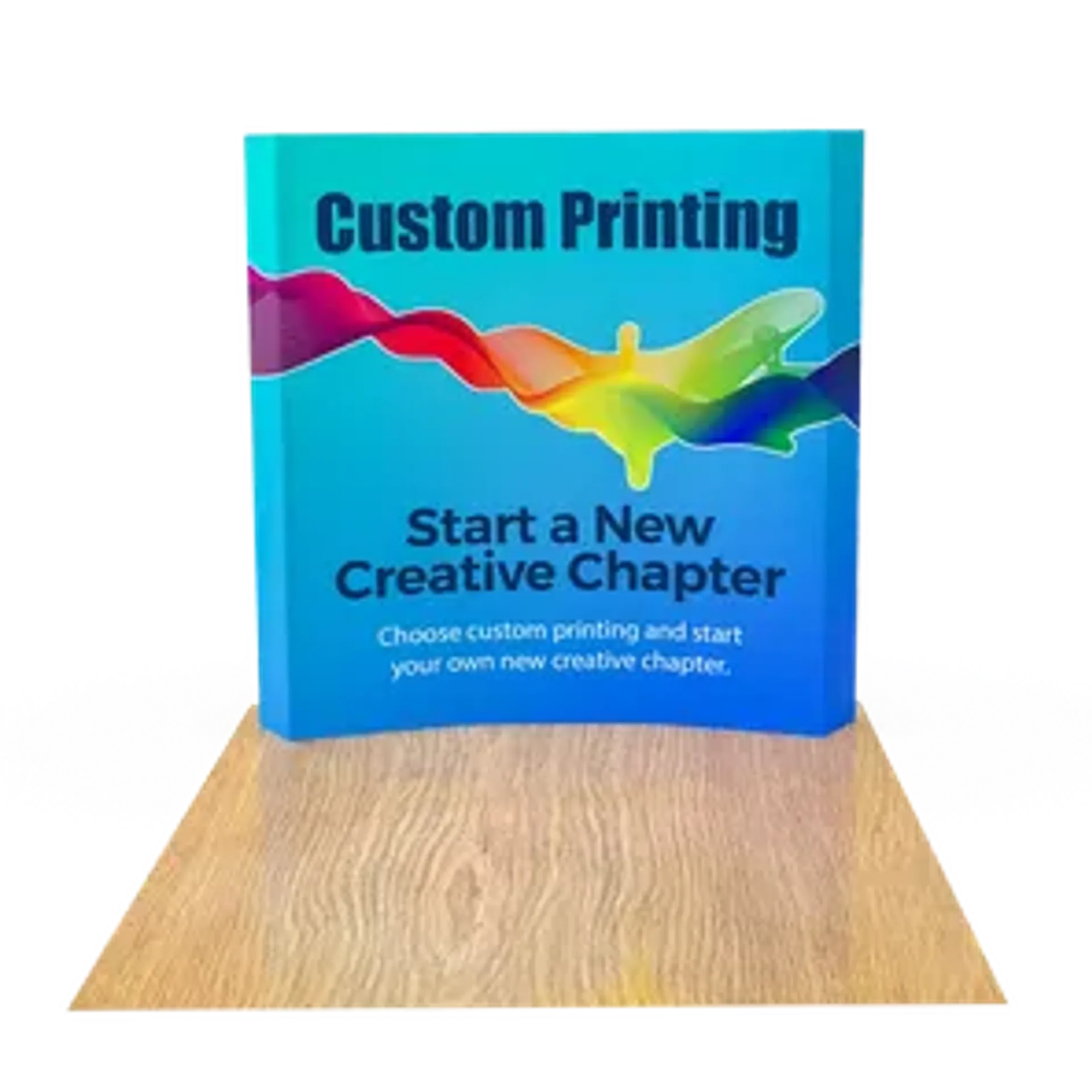 8FT Curved Pop Up Display