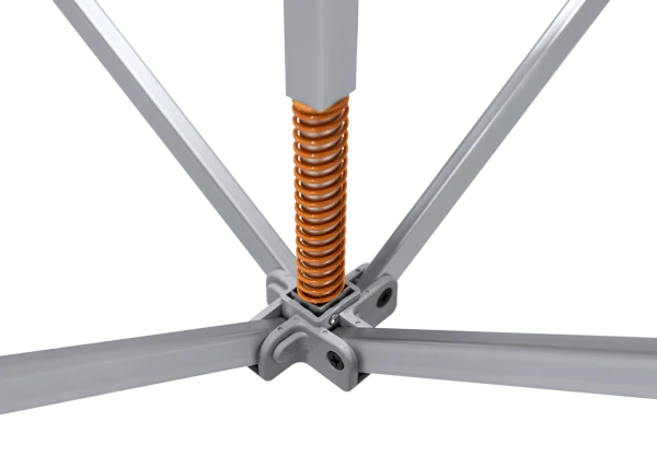 Center pole connector for Y6 canopy tent