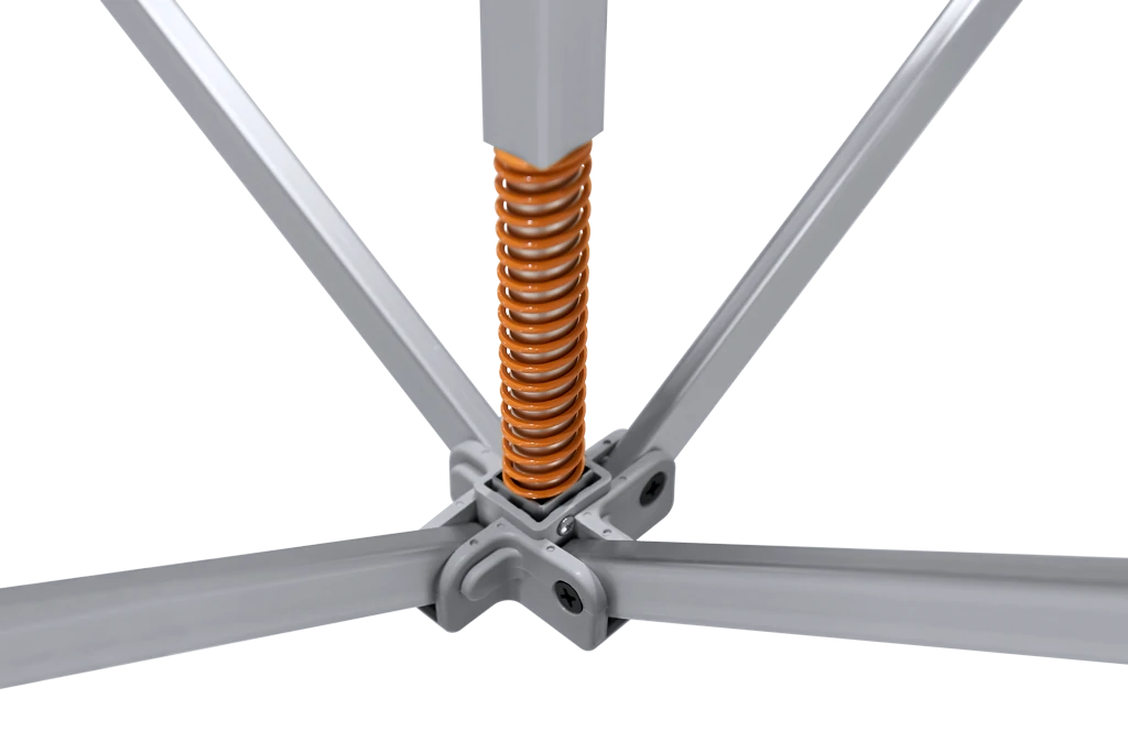 Center pole connector for Y6 canopy tent