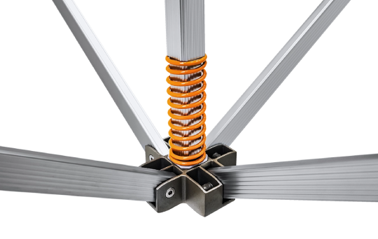 Center pole connector for Y7 canopy tent