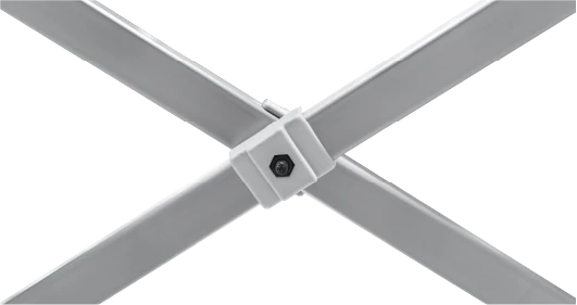 Y6 canopy tent frame leg and truss bar details