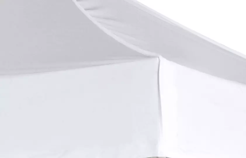 Reinforced fabric top corners for Y6 canopy tent