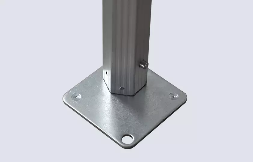 Extra wide foot plate for Y7 canopy tent