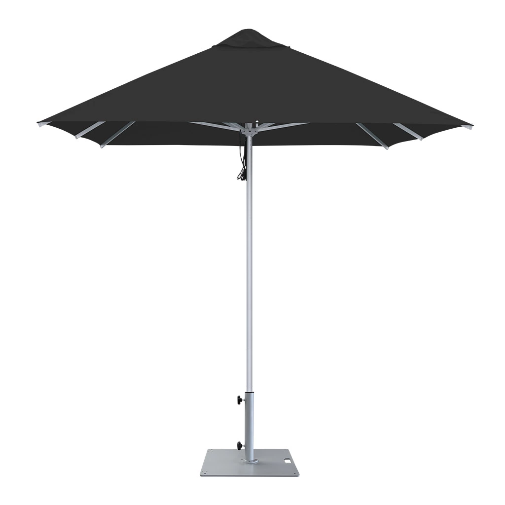 10ft Santorini Umbrella with black roof