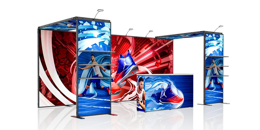 10x20 quickModule trade show exhibition booth – 1