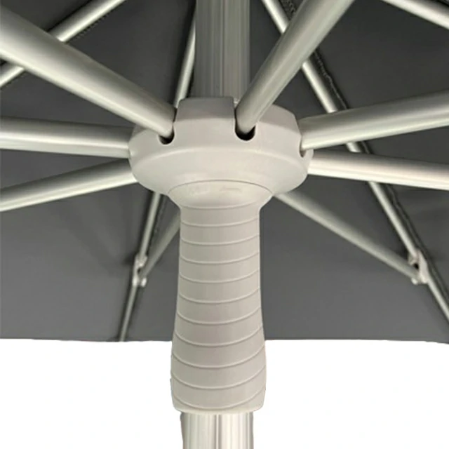 Aluminum pole and aluminum ribs for marco umbrella