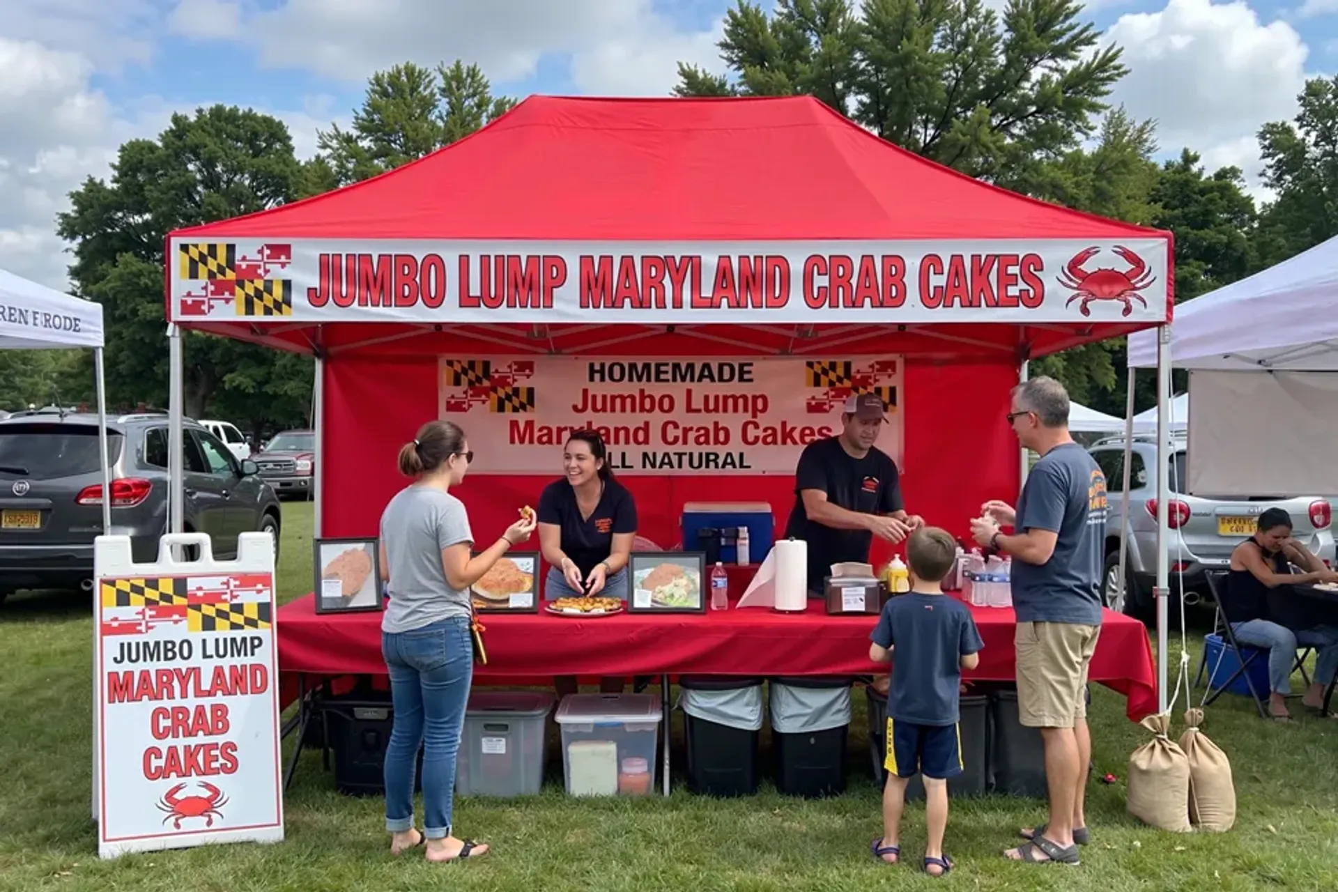 10'x15' Custom Canopy Tent with Full Back Sidewall
