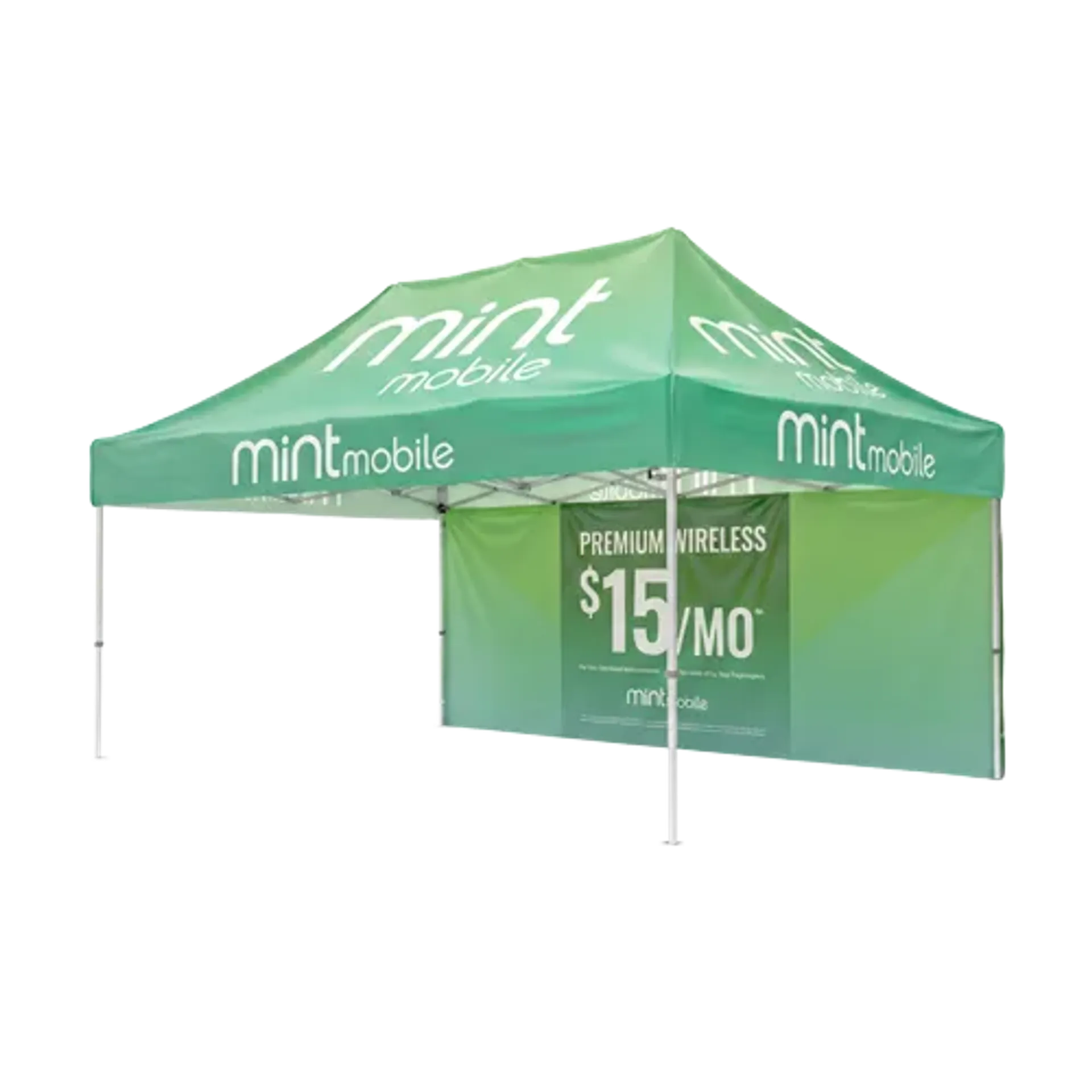 Custom Canopy Tent with Back Wall