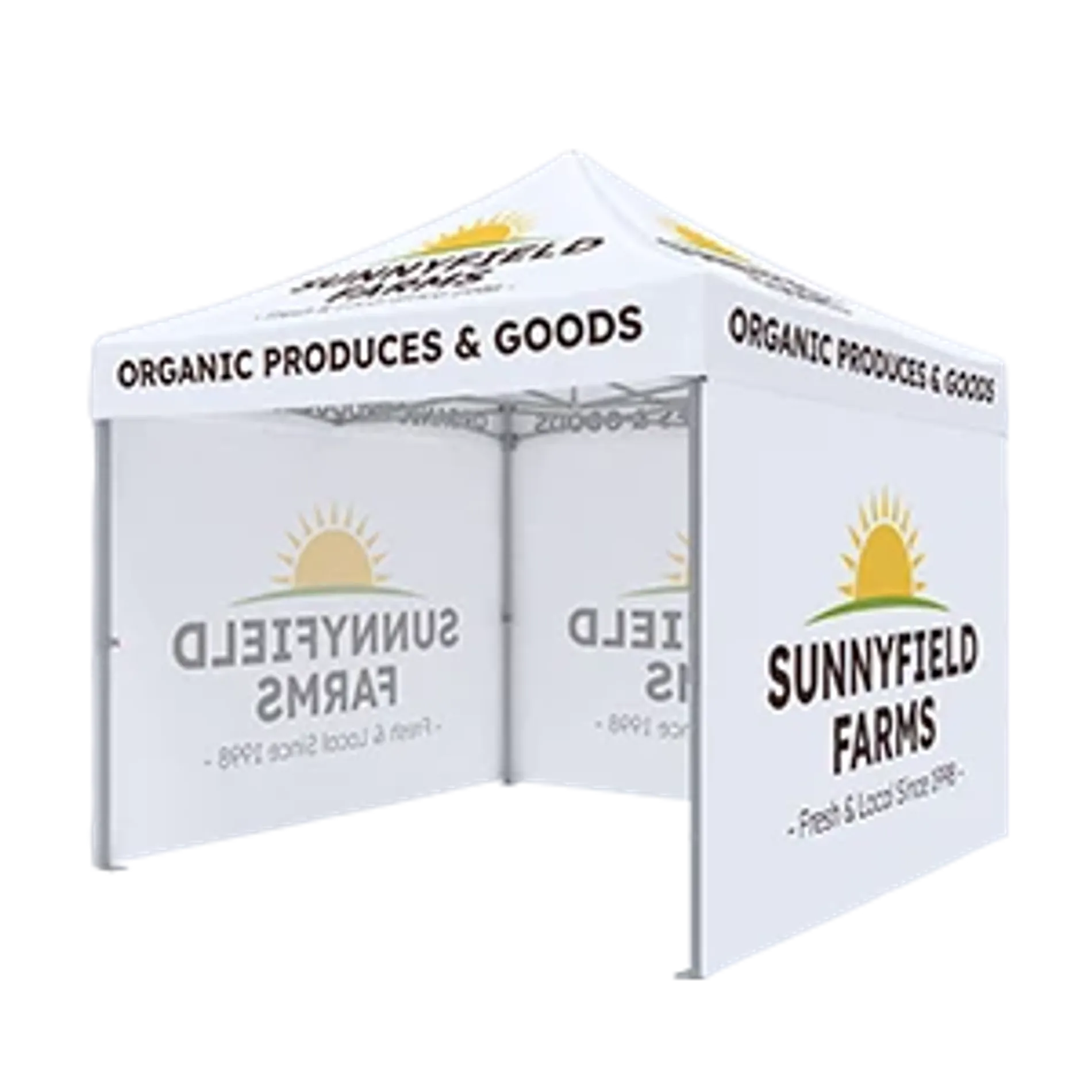 Custom Canopy Tent with 3 Full Walls