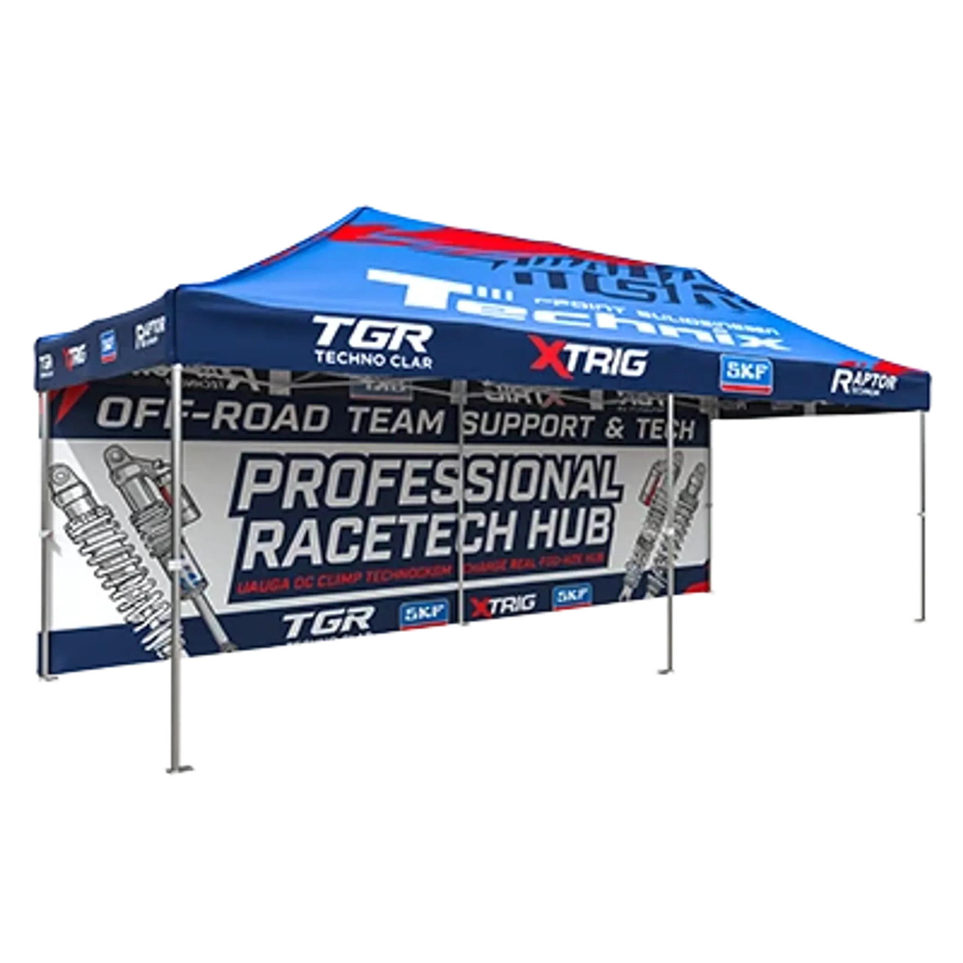 Custom Canopy Tent with Full Back Wall