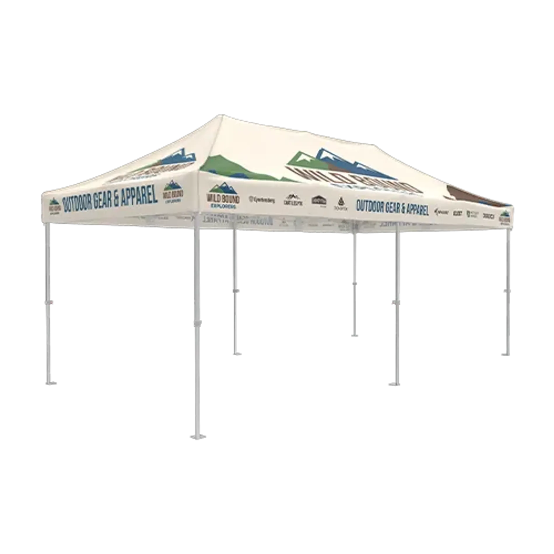 Custom Canopy Tent with Full Roof