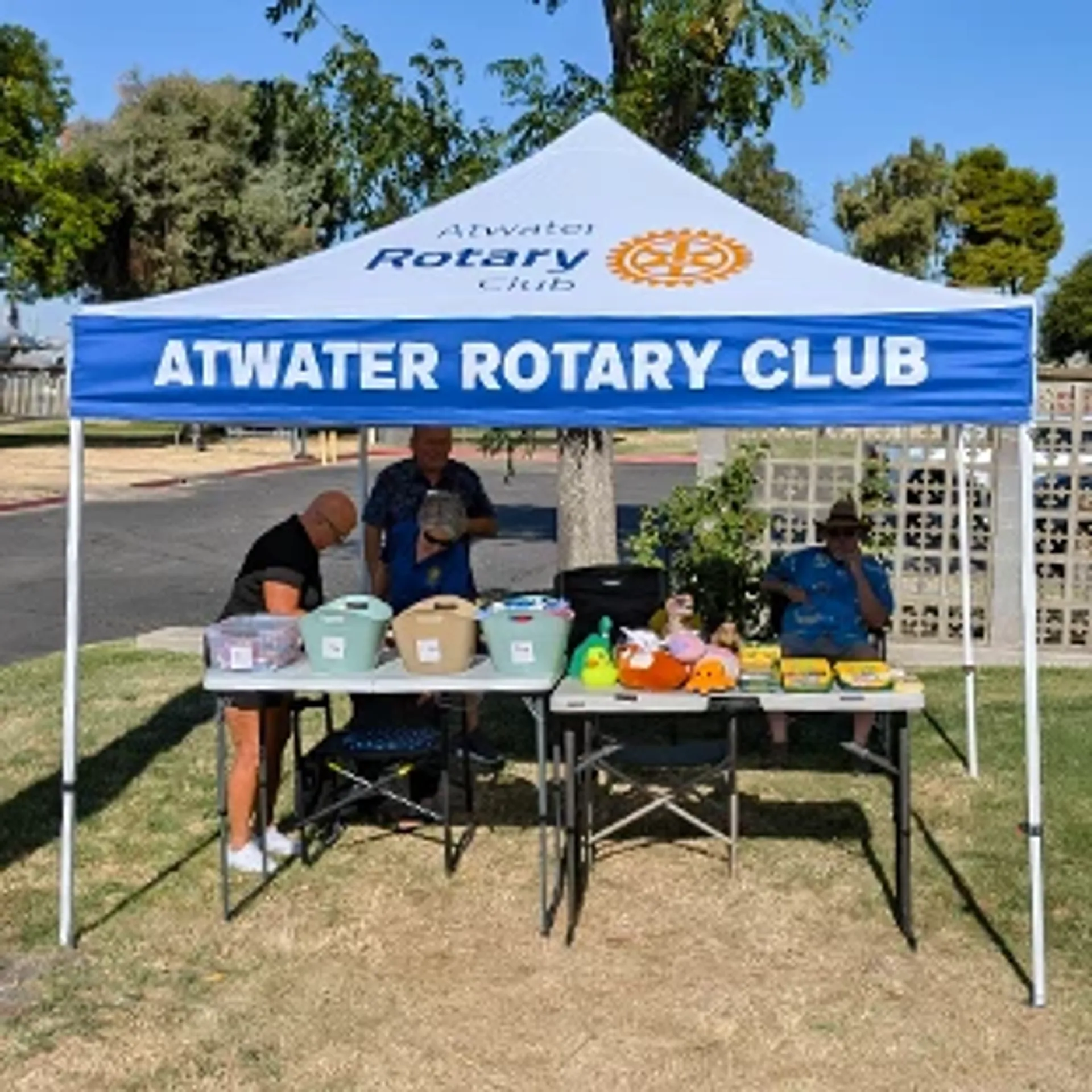 Custom 10x10 canopy tent design template showing logo and slogan placement options.