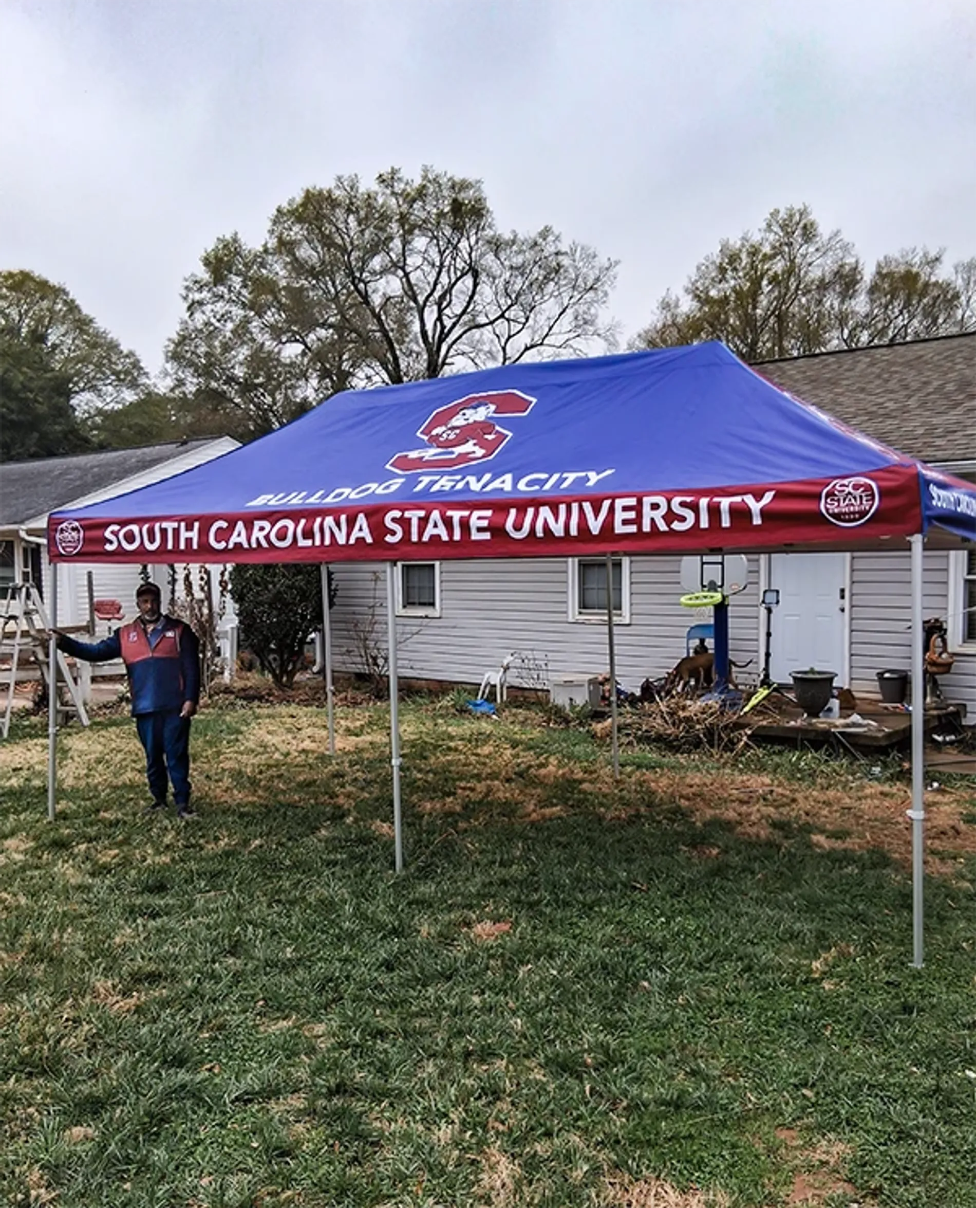Custom canopy tent package for brand event