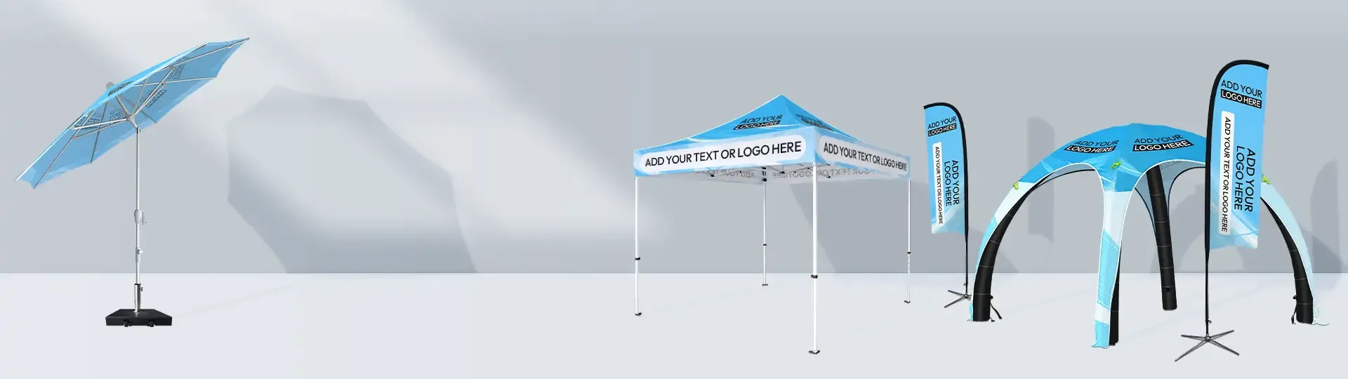 Canopy tent with yellow roof