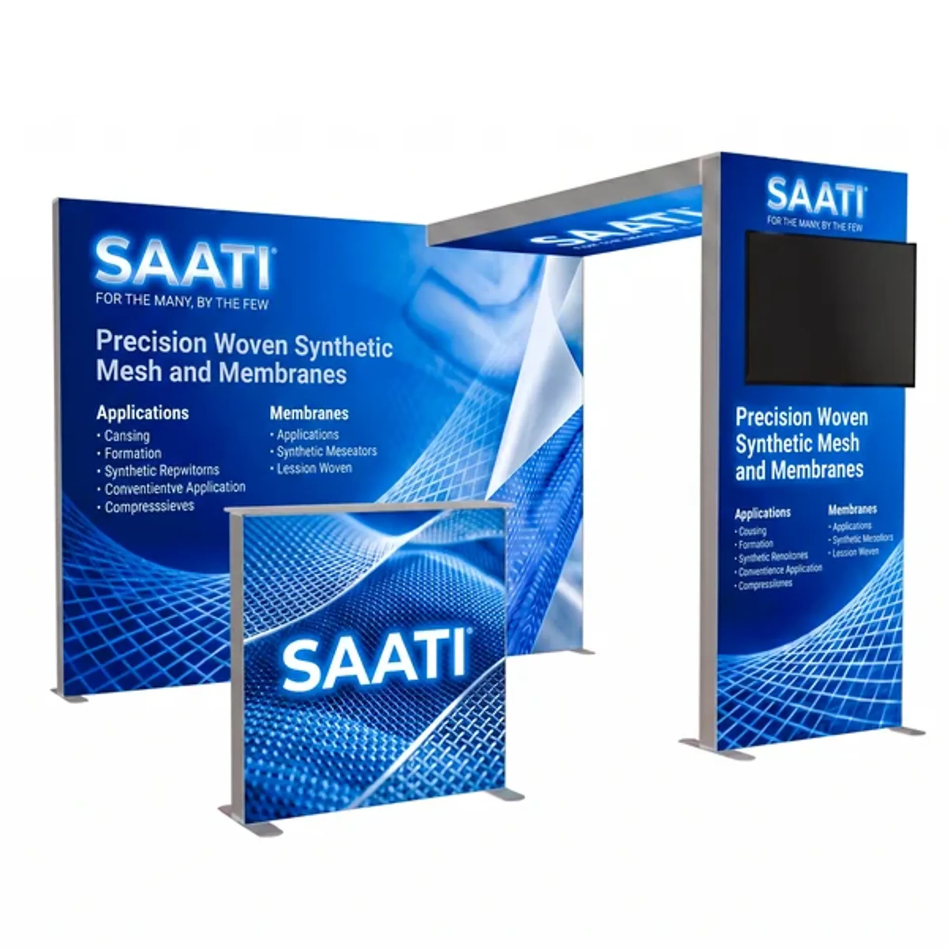 10x10 Backlit Trade Show Booth with Archway