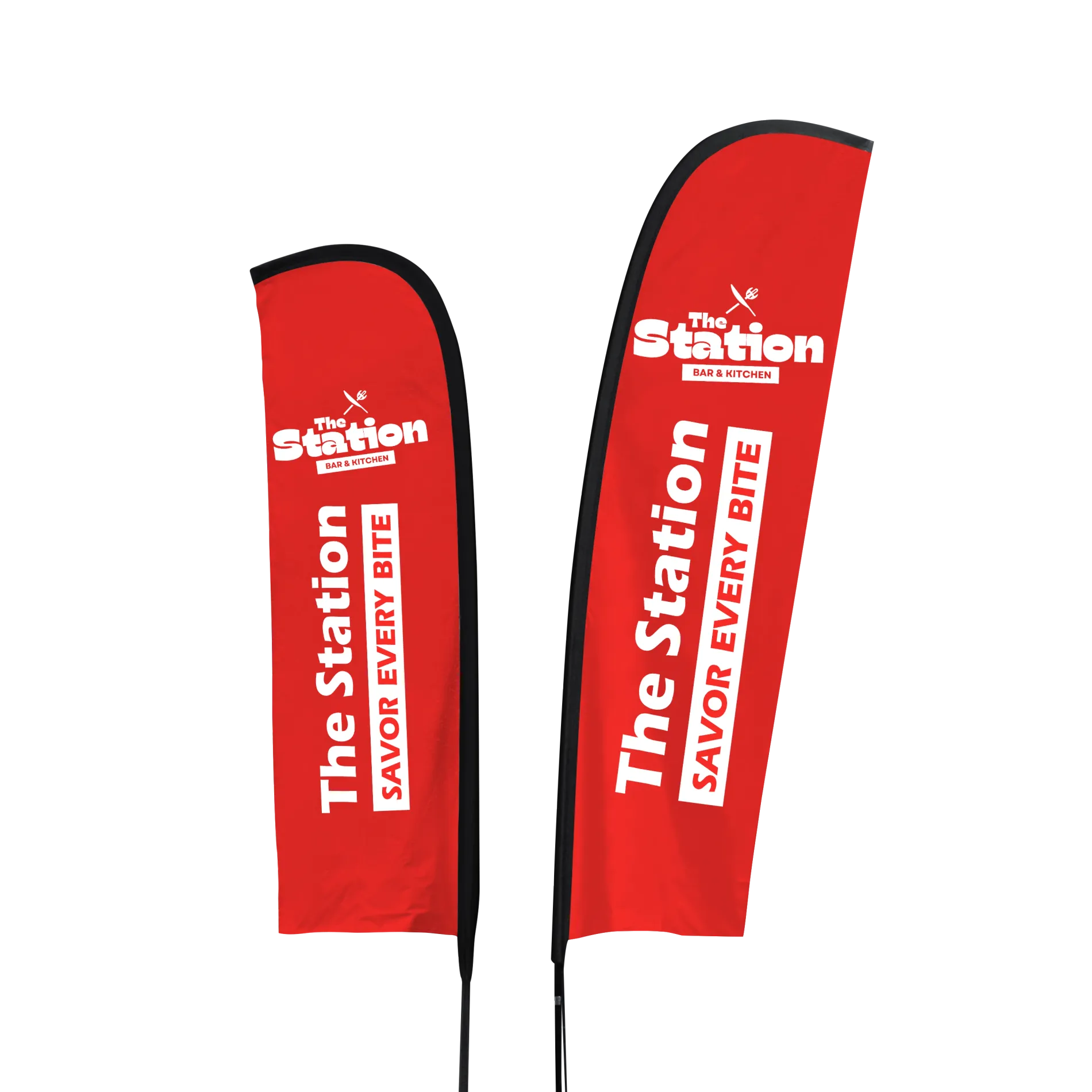 Medium custom Feather Flag