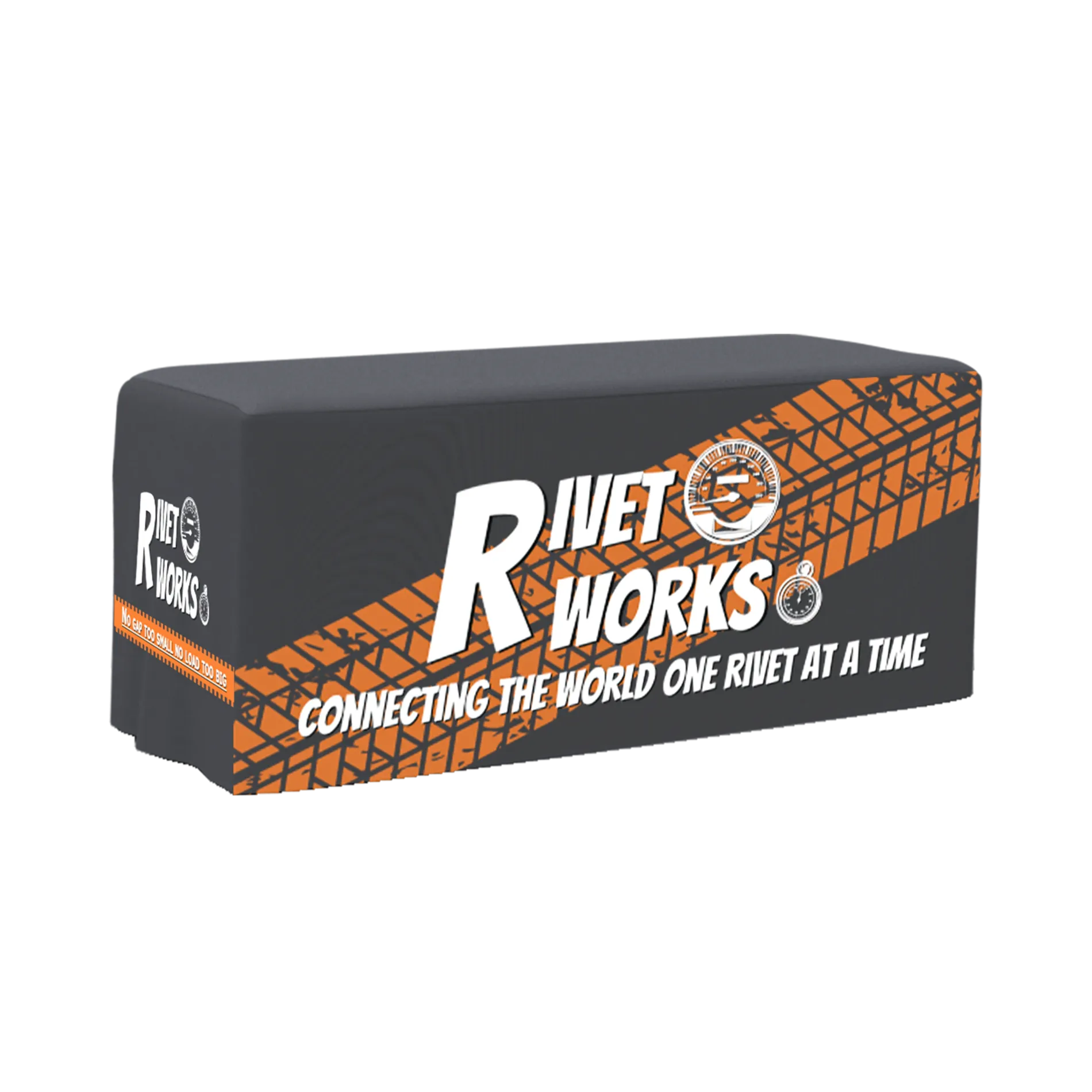 6FT & Stand Fabric Custom Fitted Table Cover