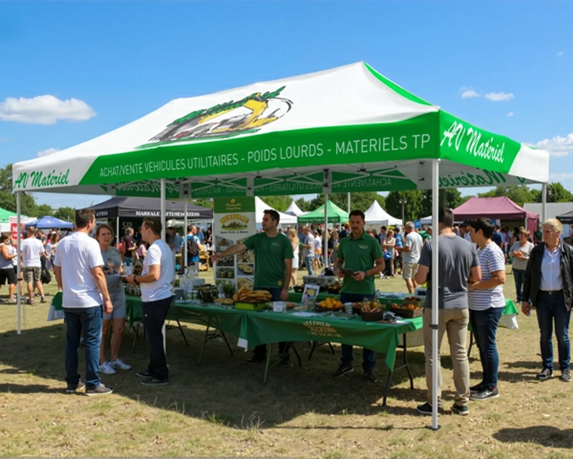 Custom canopy tent for community & event planners
