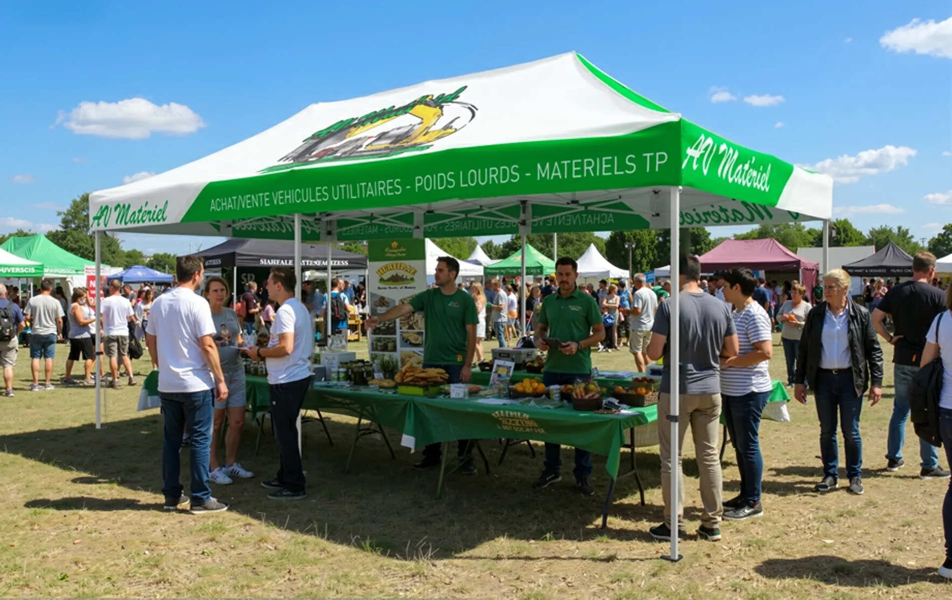 Custom canopy tent for community & event planners