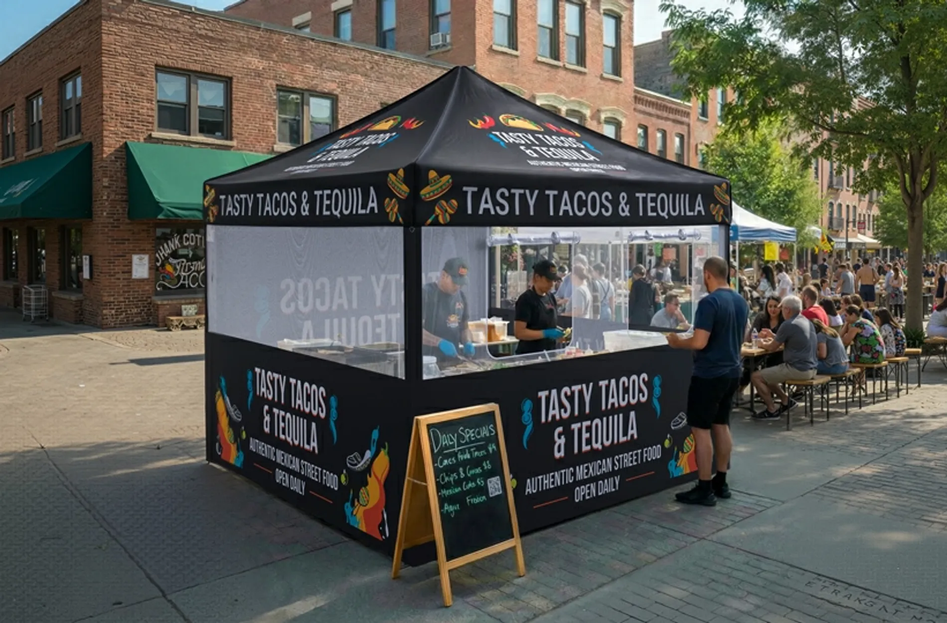 Heavy Duty Aluminum Canopy Tent for High-Traffic Events