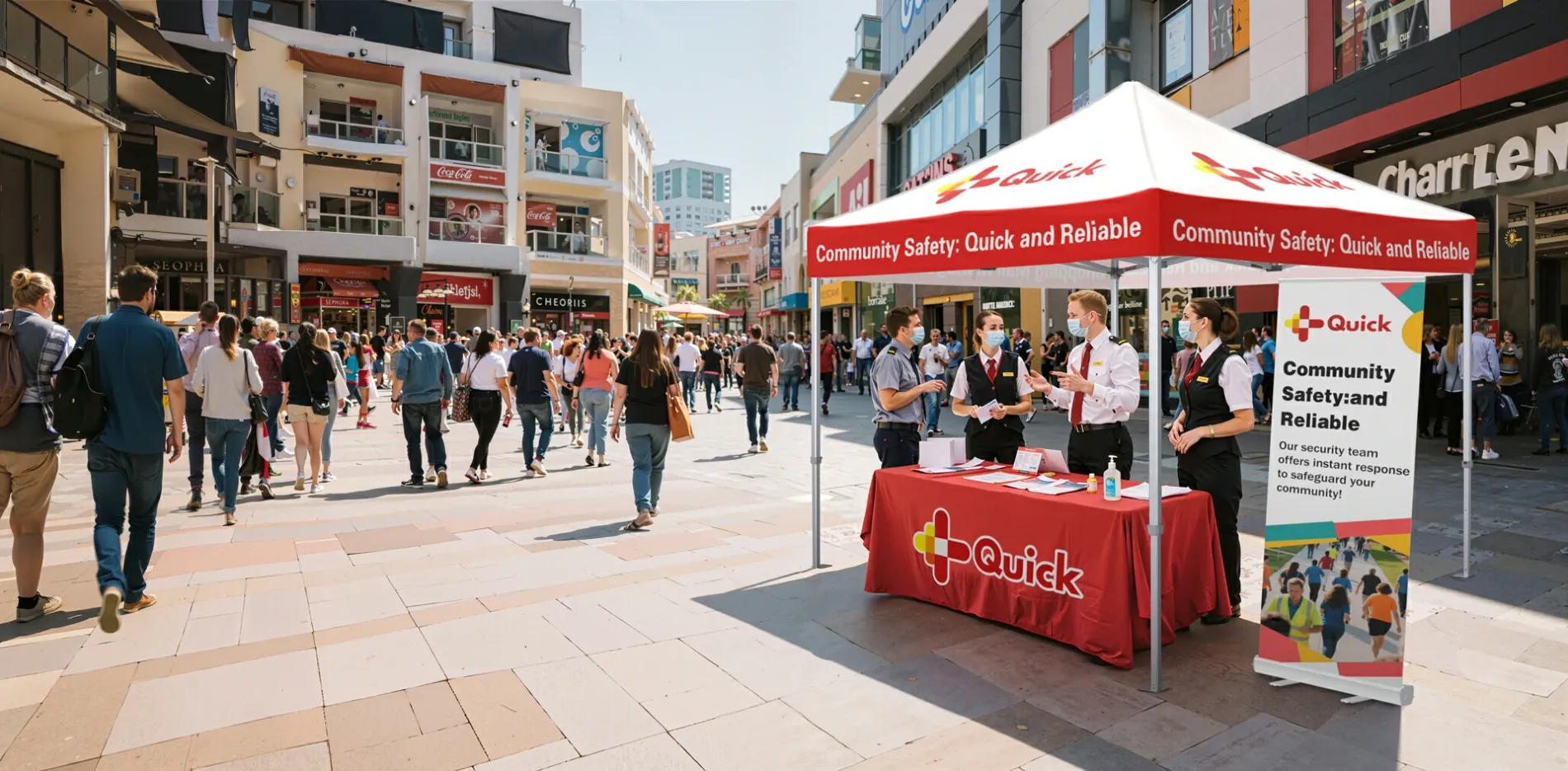 Custom canopy tent for government & public services