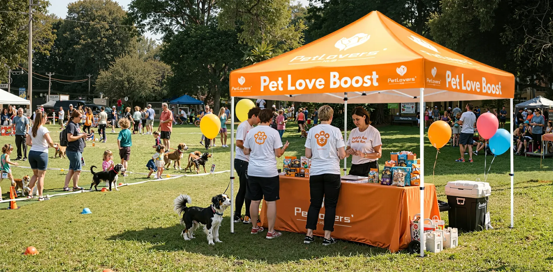 Custom canopy tent for community & event planners
