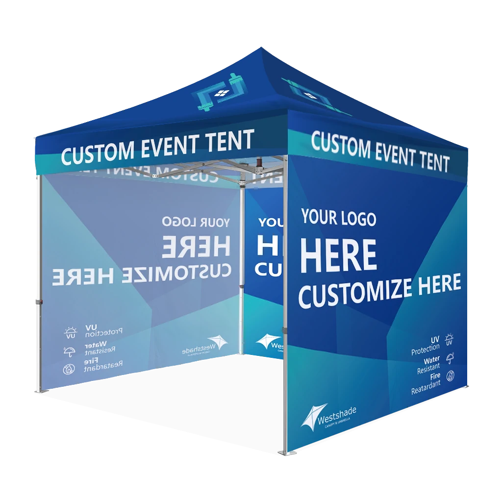 Custom Canopy Tent with Three Full Sidewall
