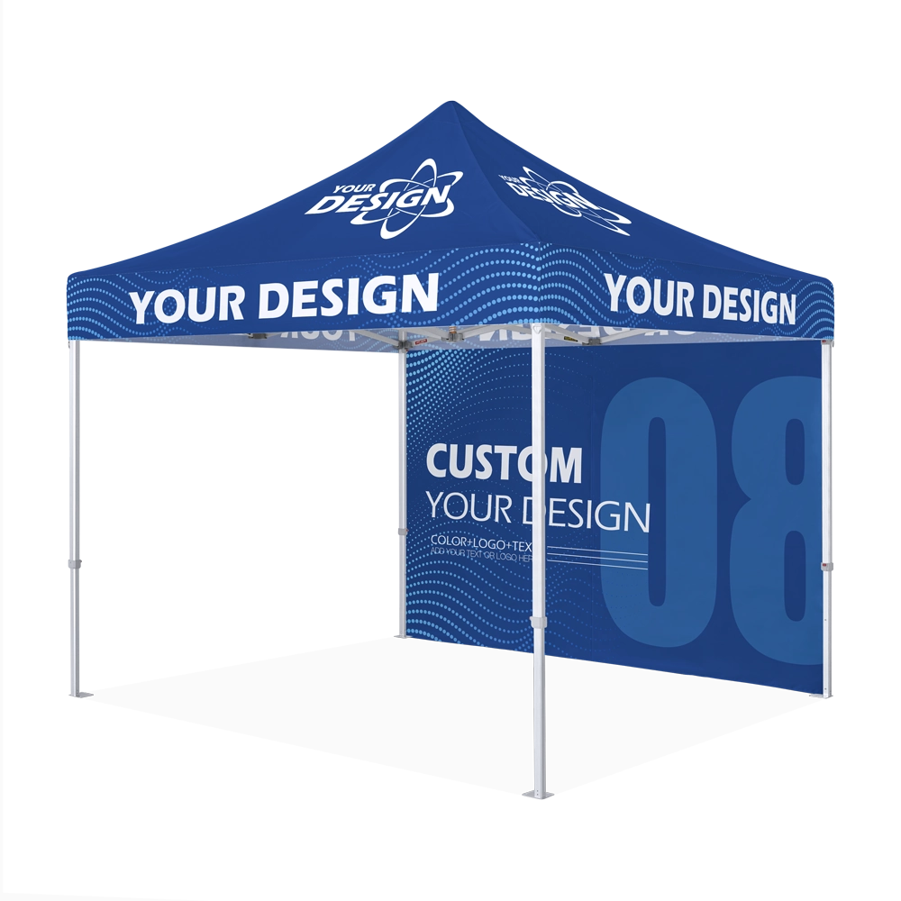 Custom Canopy Tent with Full Back Sidewall
