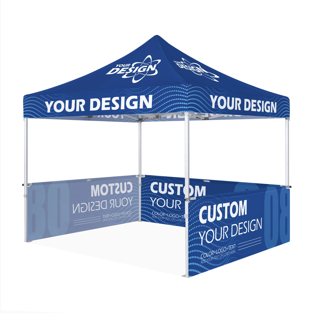 Custom Canopy Tent with Three Half Sidewall