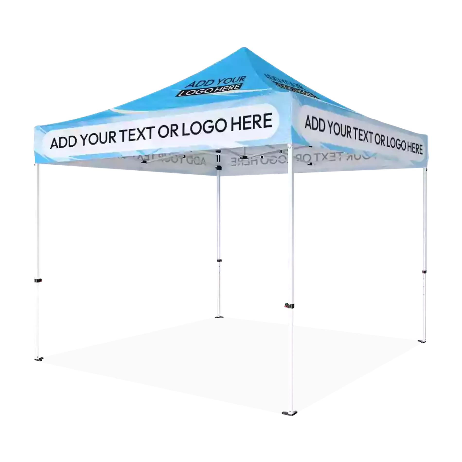 custom canopy tent with full roof