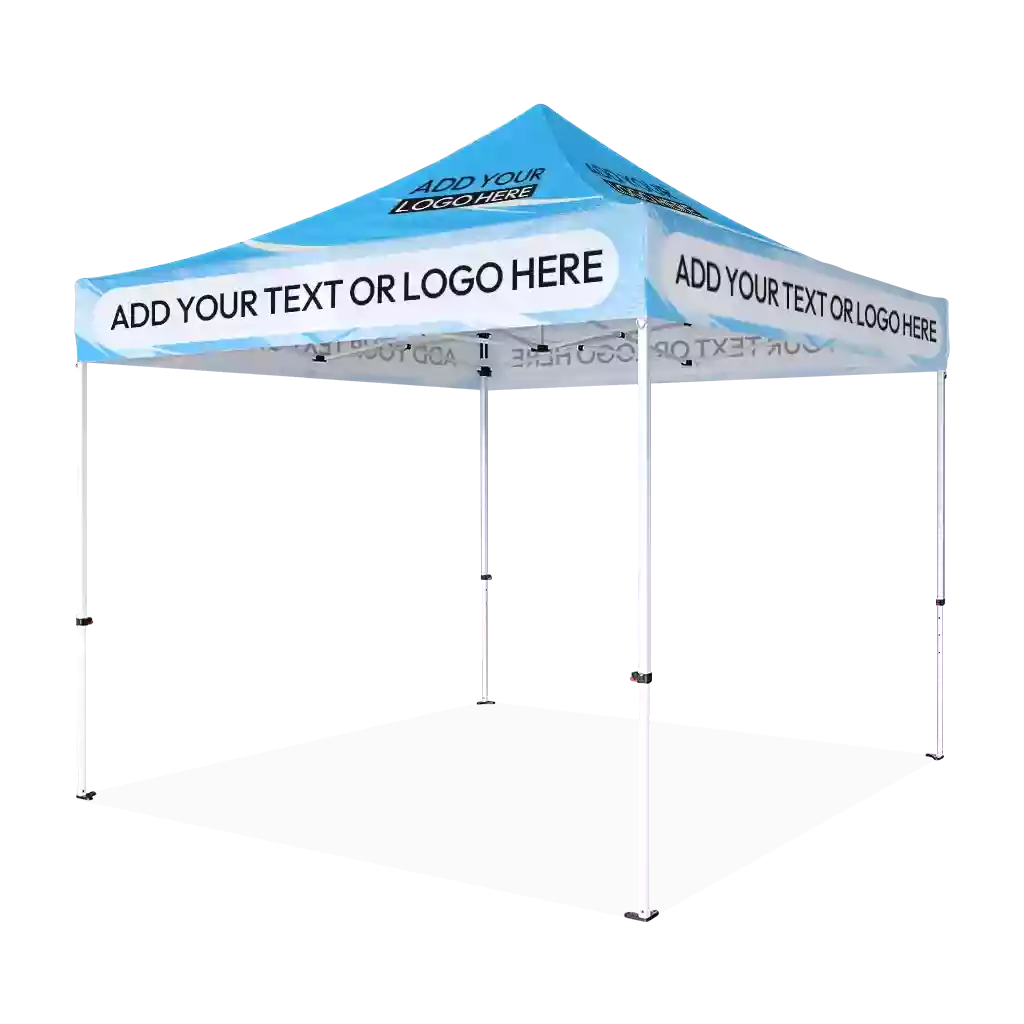 custom canopy tent with full roof