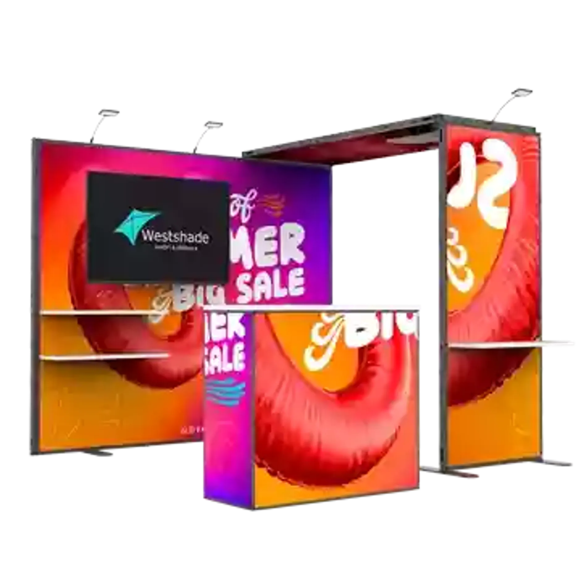 10x10 trade show booth