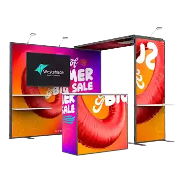 10x10 trade show booth