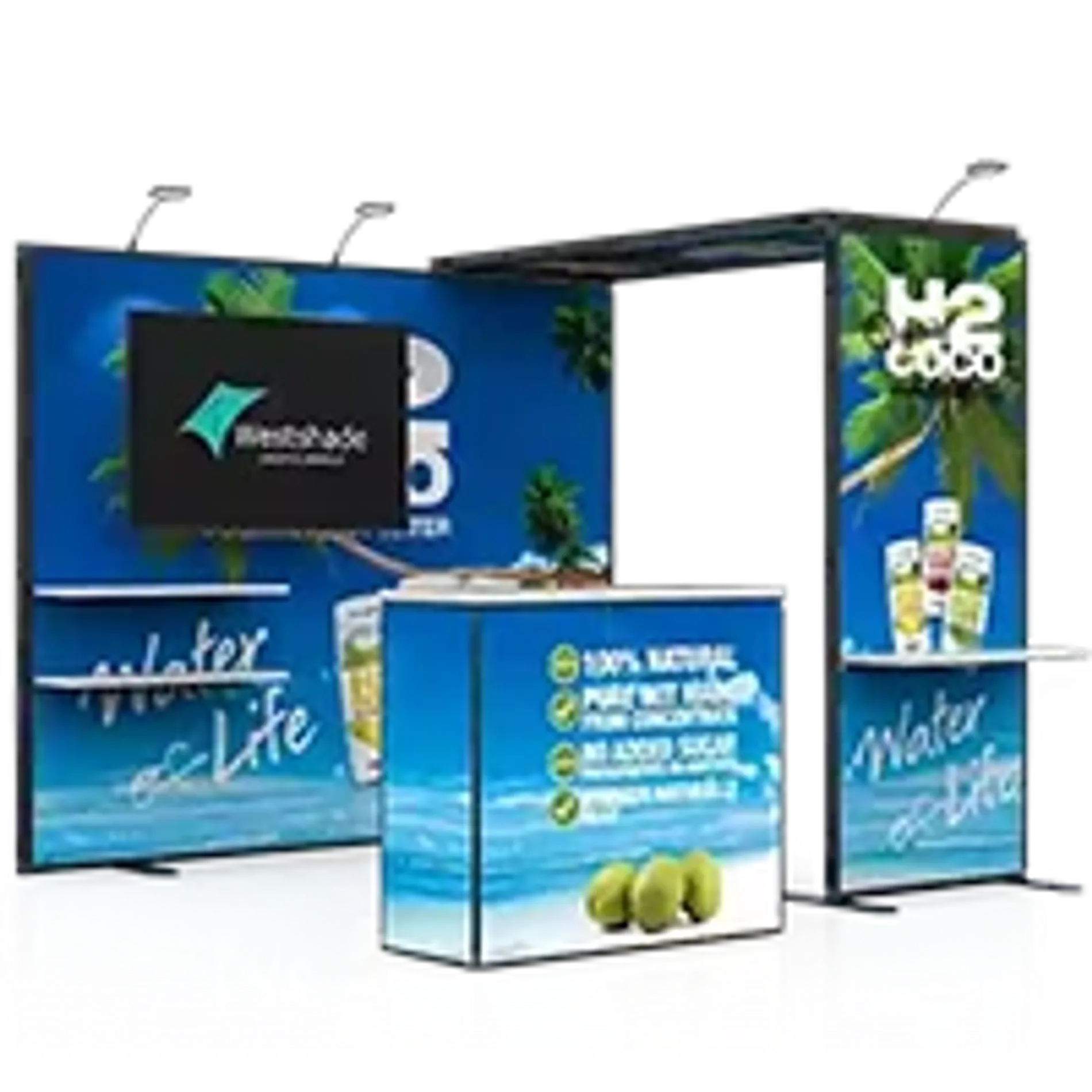 10x10 trade show booth