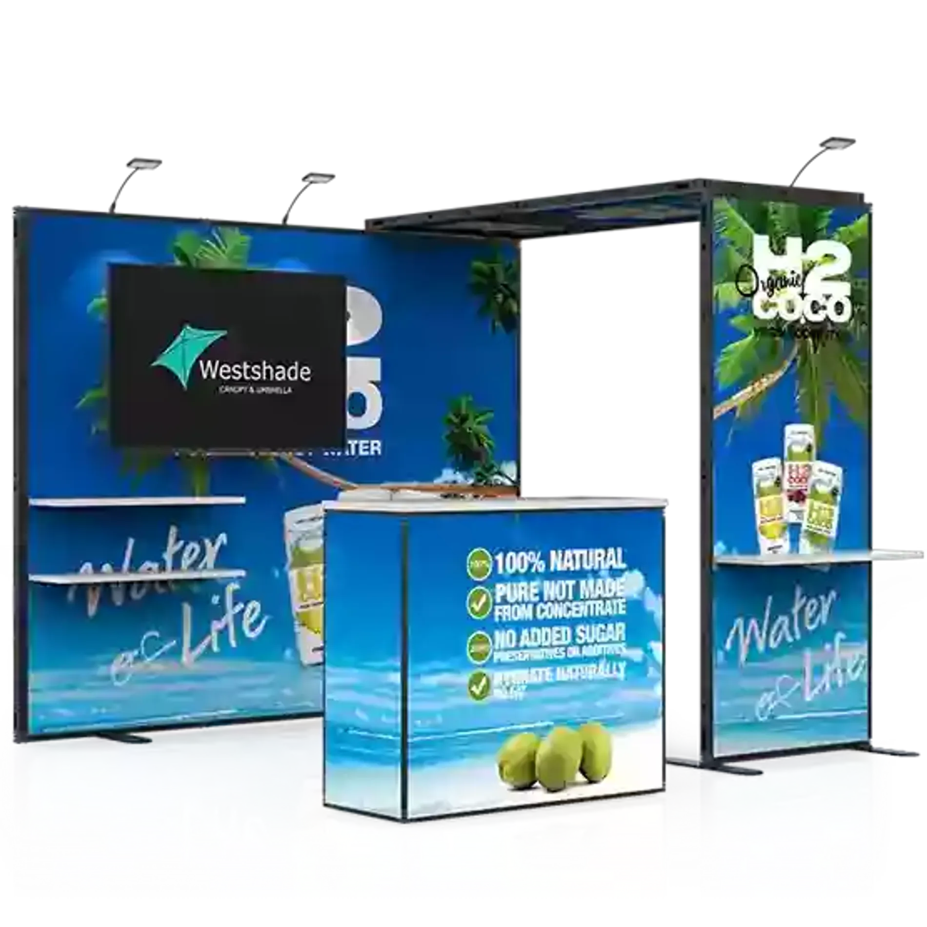 10x10 trade show booth