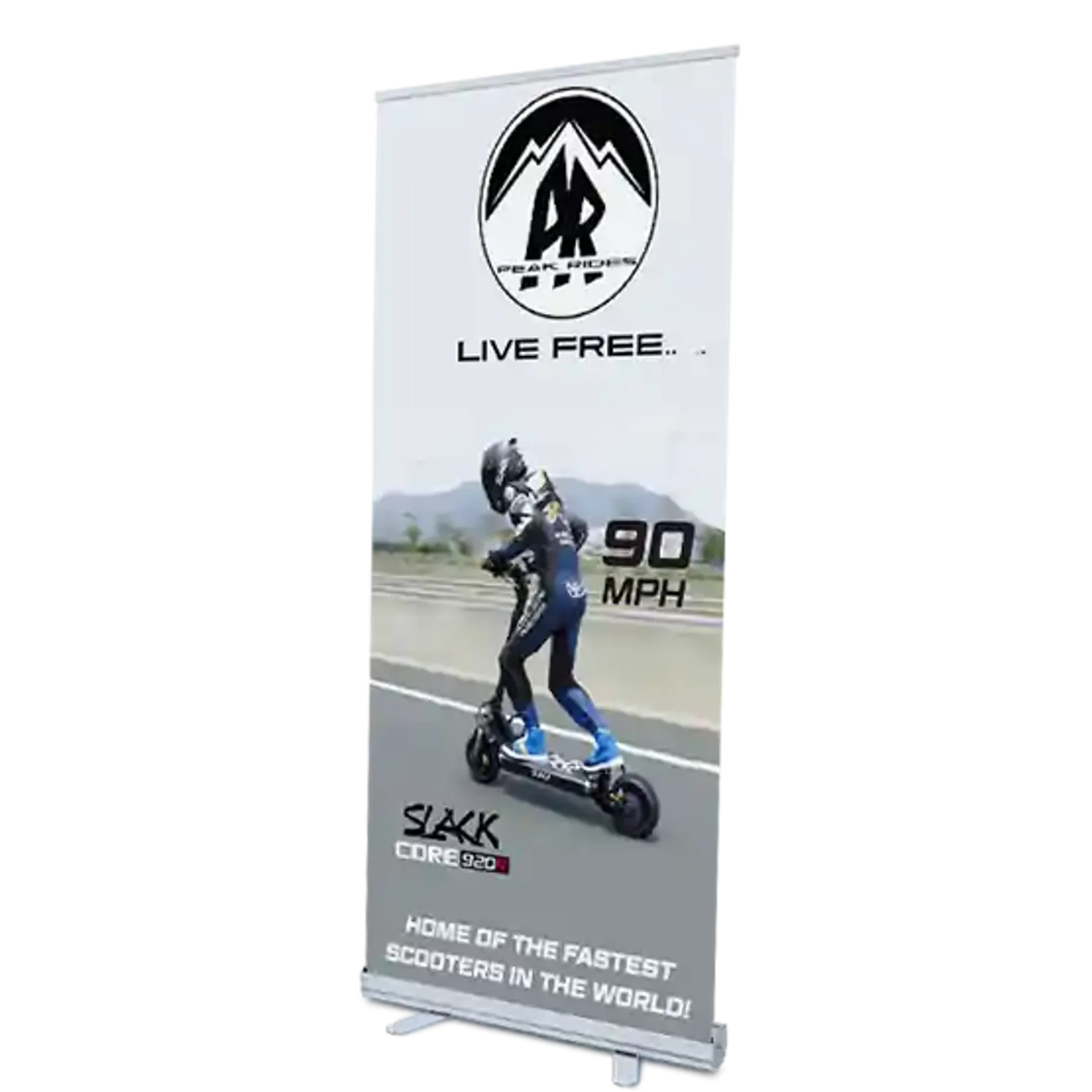 Deluxe retractable banner