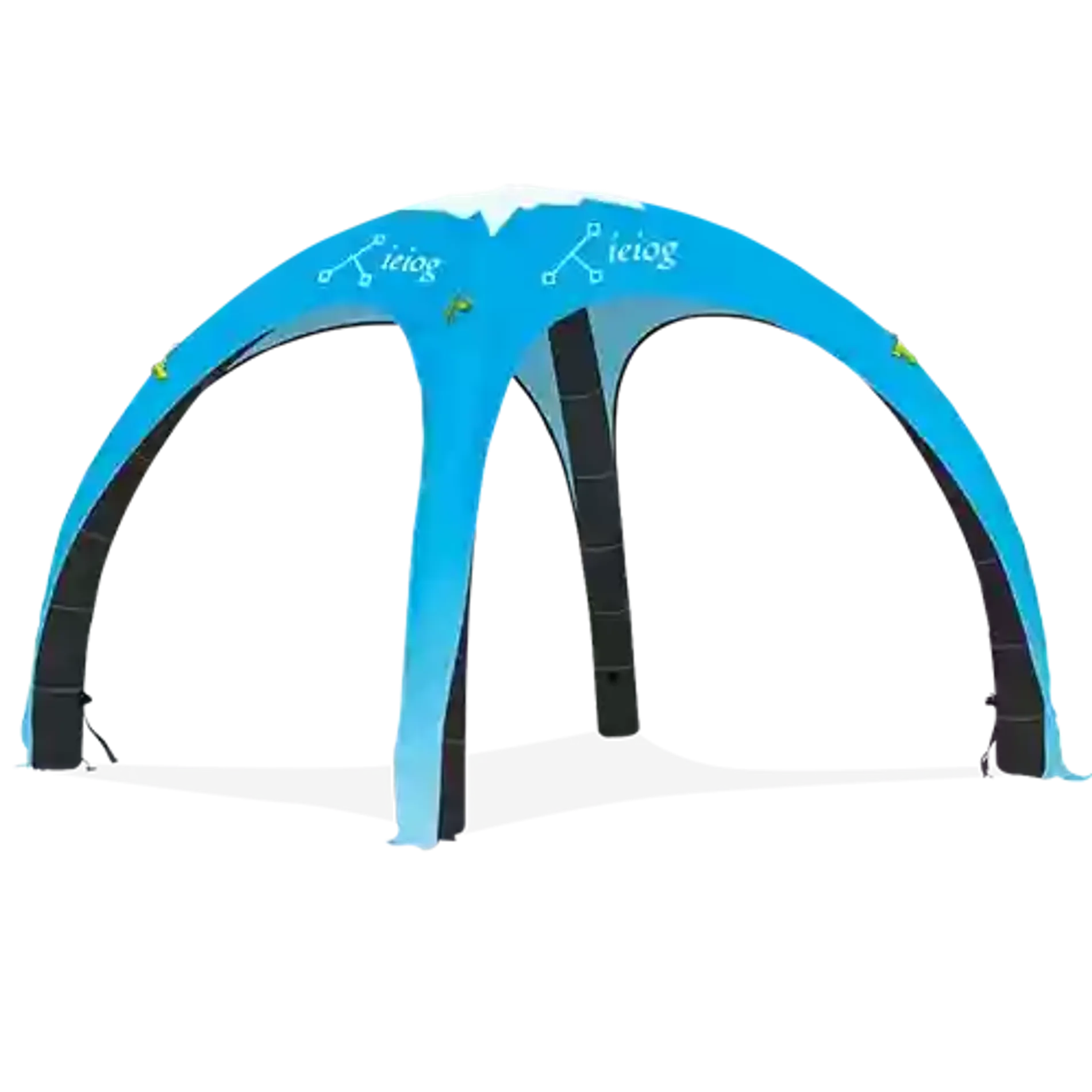 custom canopy tent with three full walls