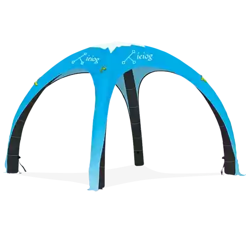 custom canopy tent with three full walls