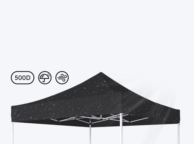 500D PU Coated Polyester Roof