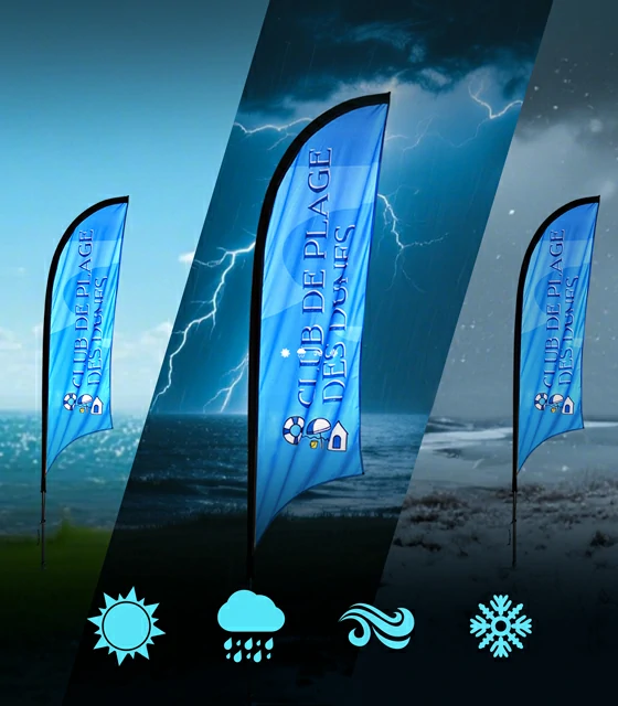 All-Weather Display, Wind and Sun Resistant