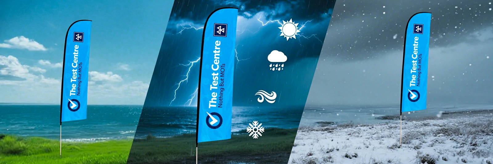 All-Weather Display, Wind and Sun Resistant