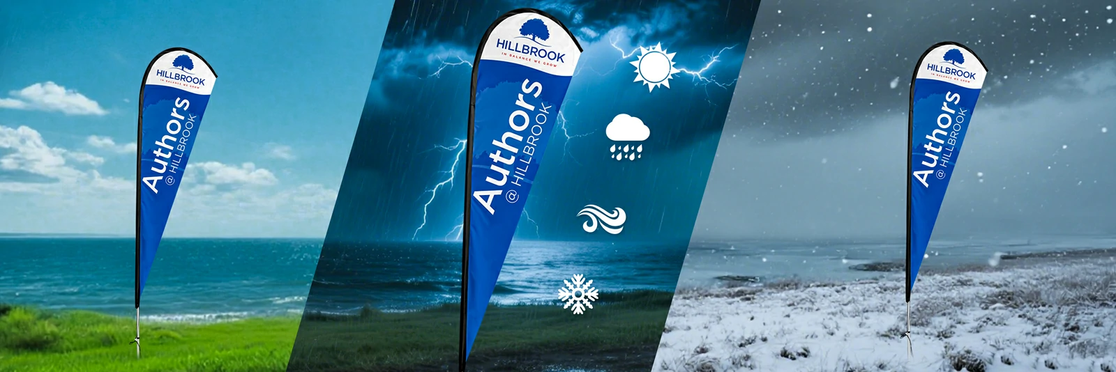All-Weather Display, Wind and Sun Resistant