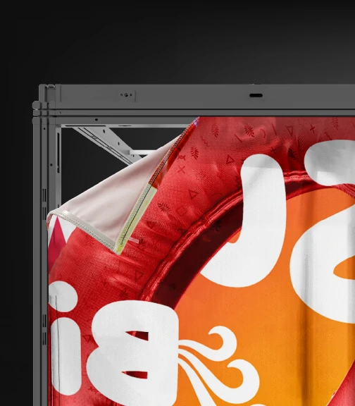Dye Sublimation SEG Fabric, Perfect Visual Presentation