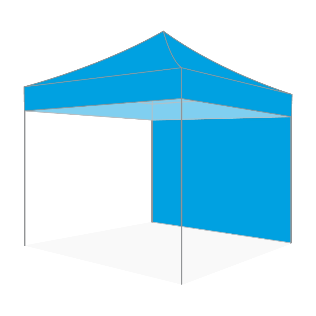 Custom Printing Tent Package – 07 has print full roof with four valances and four peaks. Customers have choices of various sizes, printing methods in either dye sublimation printing for Y5/Y6/Y7 or uv printing for Y6/Y7