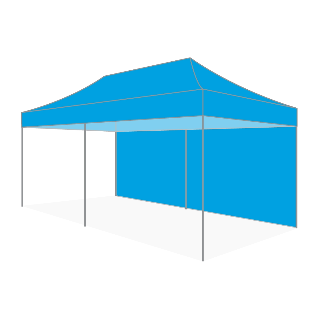 Custom Printing Tent Package – 07 has print full roof with four valances and four peaks. Customers have choices of various sizes, printing methods in either dye sublimation printing for Y5/Y6/Y7 or uv printing for Y6/Y7