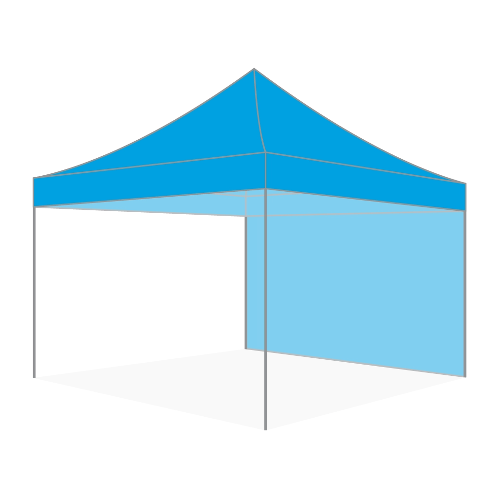 Custom Printing Tent Package – 07 has print full roof with four valances and four peaks. Customers have choices of various sizes, printing methods in either dye sublimation printing for Y5/Y6/Y7 or uv printing for Y6/Y7