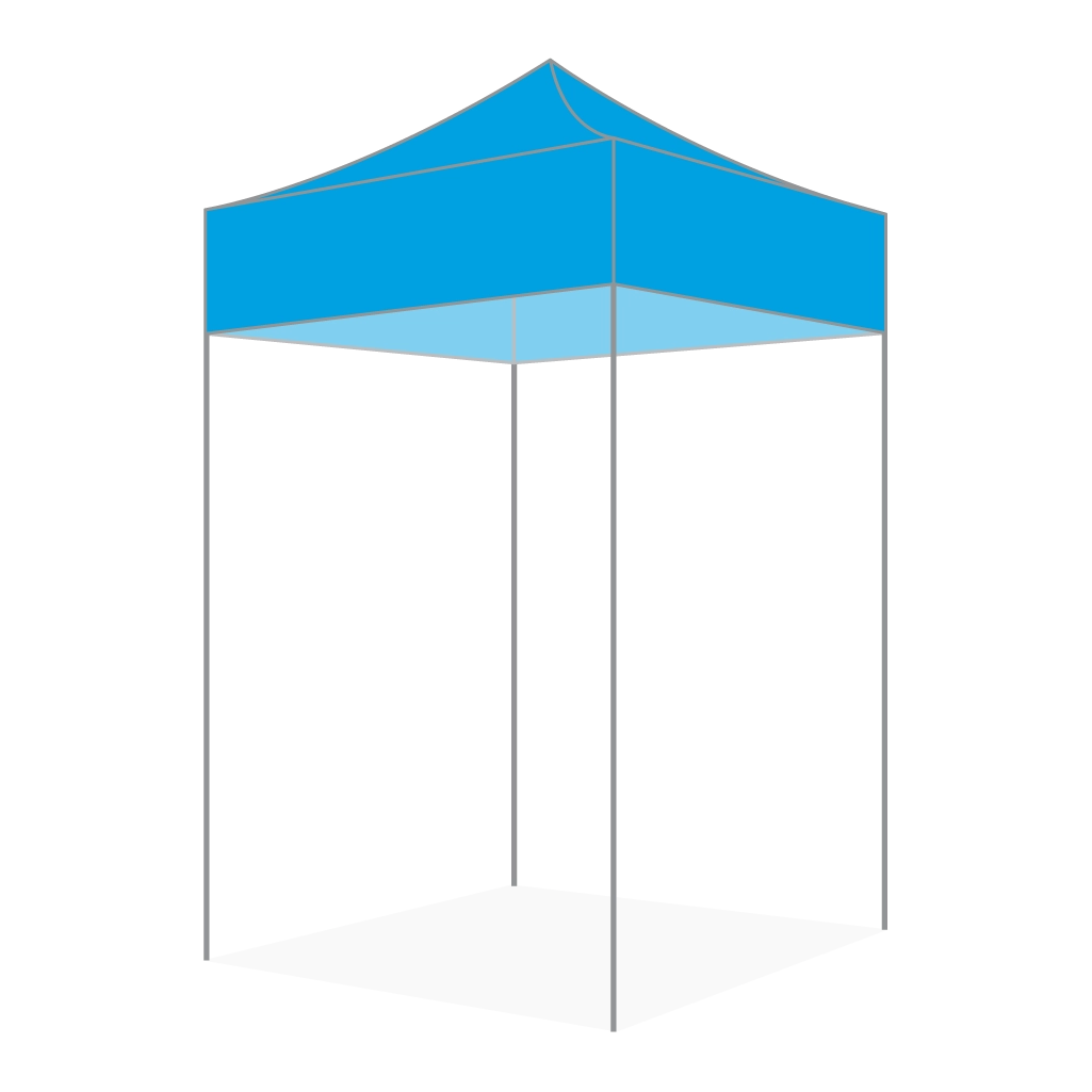 5x5 custom canopy tent