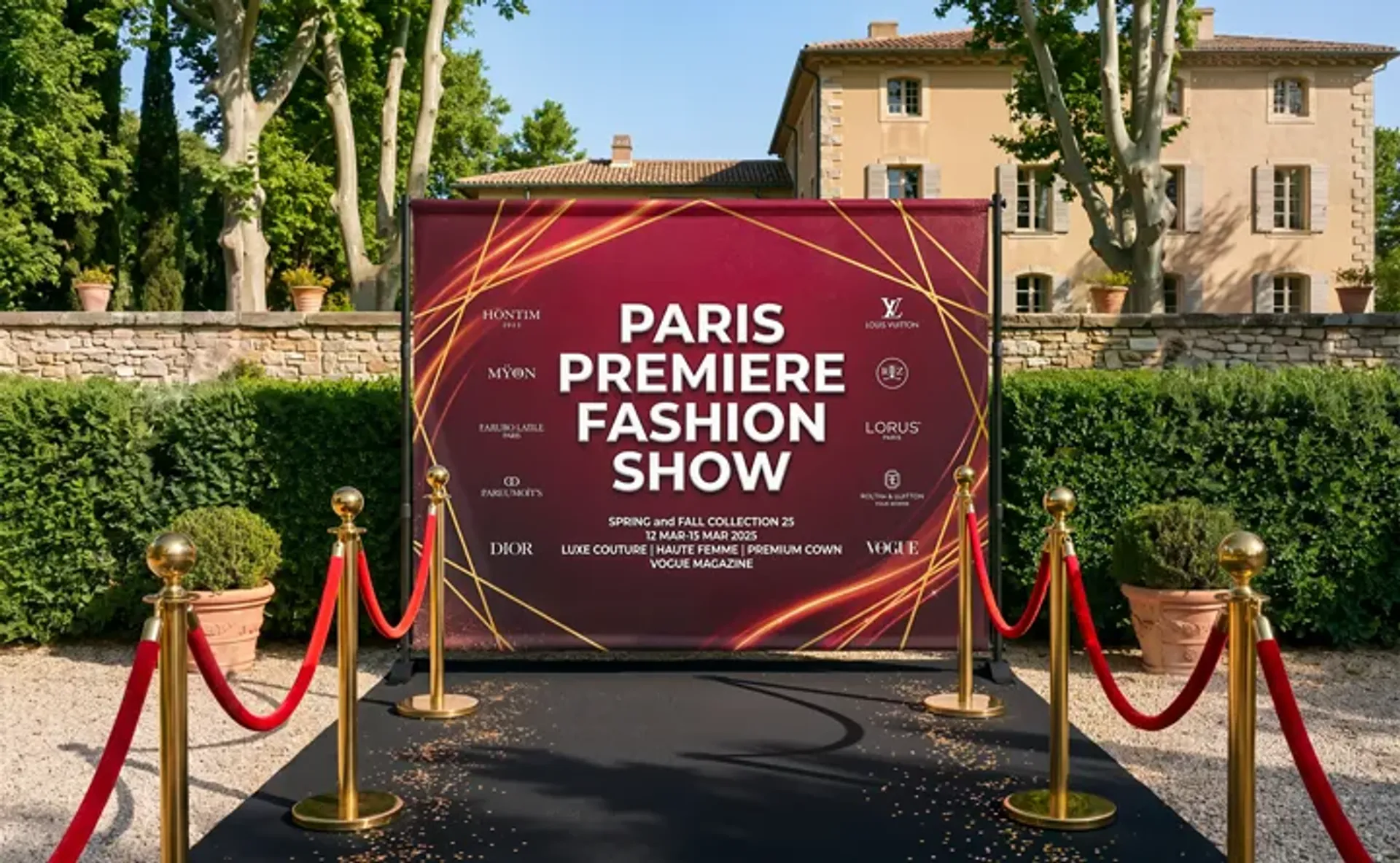 10FT Custom Step and Repeat Banner