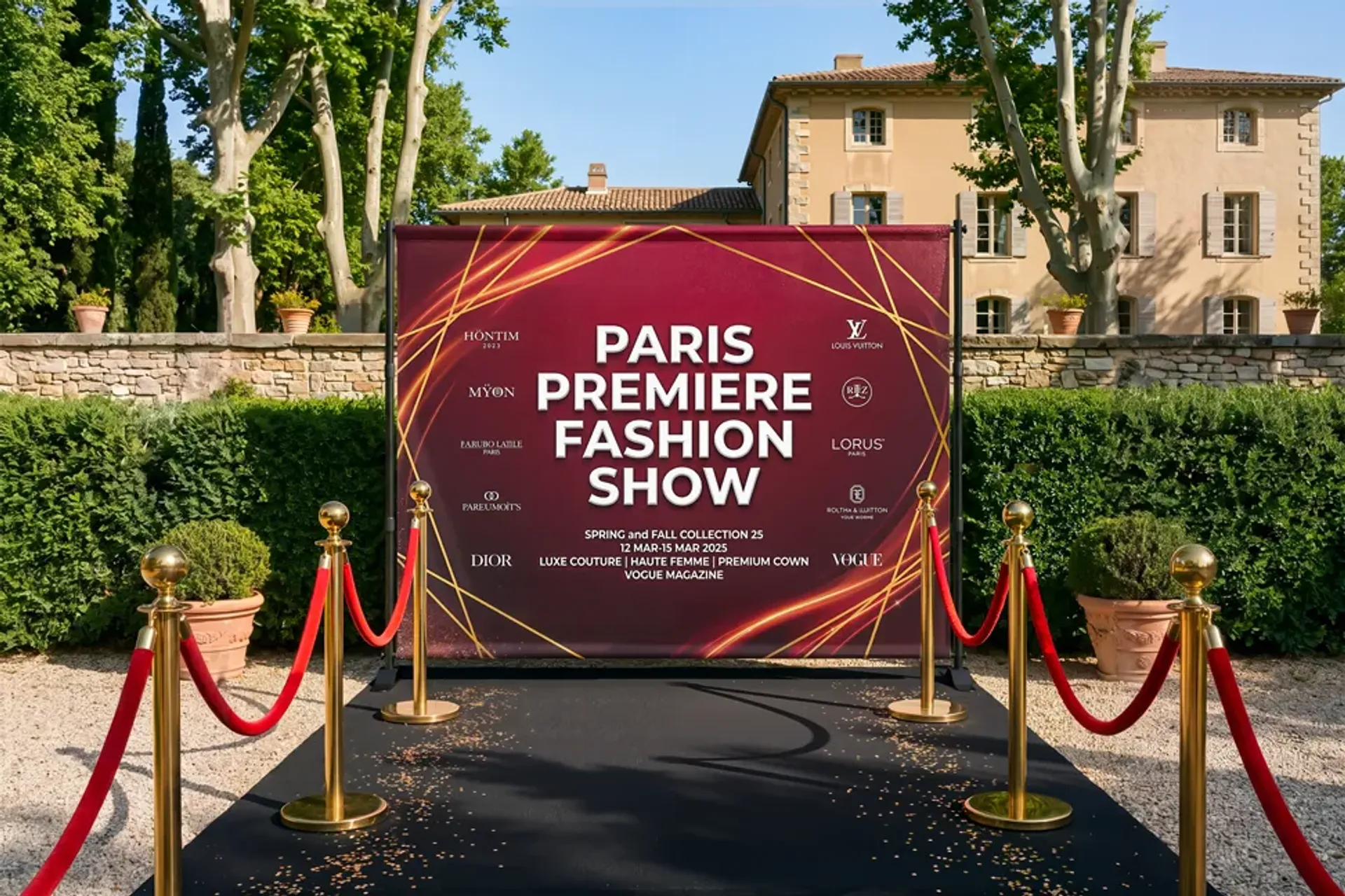 10FT Custom Step and Repeat Banner